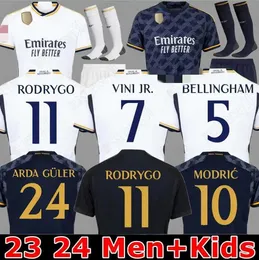 23/24 BELLINGHAM VINI JR soccer jerseys MBAPPE Tchouameni 2023 2024 football shirt Real Madrids MODRIC Camisetas kids kit uniforms fans player diy66