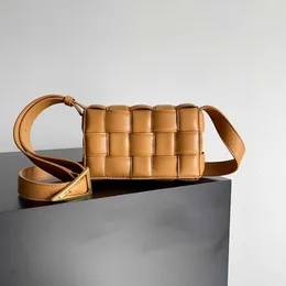 여성 핸드백 BVS 2023 Hot Sell Botega Veneto 새로운 직물 대형 그리드 베개 가방 싱글 어깨 크로스 바디 캐주얼 작은 사각형 여성 x