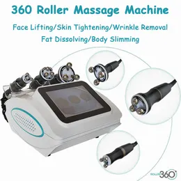 Taşınabilir 360 RF Silindir LED Terapi Makinesi Yağ Selülit Vücut Zayıflama Ekipmanı Radyo Frekans Cilt Sıkma Yüz Kaldırma Spa Salon Kullanımı