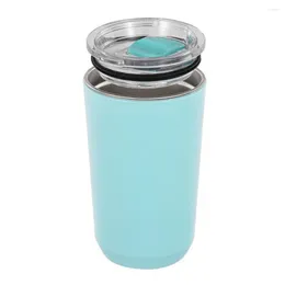 Bottiglie d'acqua PP Utile Tazza sottovuoto Coperchio a pressione Ampia applicazione Facile da trasportare Bicchiere isolato per caffè 360ml/460ml/560ml Con cannuccia