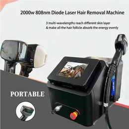 New Arrival Diode Laser Hair Removal Pain-less Machine 808 755 1064 High effect Depilation Hair Root Damage Skin Firm Beauty Salon