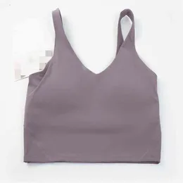 LU LU SCHRACHPROOF YOGA BRA RAY GAM Sport Bra Top Designer Women Expens Up تمرين قميص اللياقة البدنية Tops Brassiere 223T