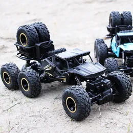 ElectricRC Car Childrens Light Alloy HighSpeed Offad Remote Control Vehicleを照明と充電式230906