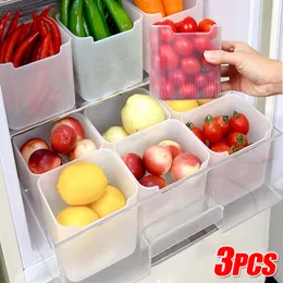 Storage Boxes Bins 31Pcs Fridge Box Food Fresh Refrigerator Door Organizer Shelf Basket Fruit Spice Container Kitchen Case 230907