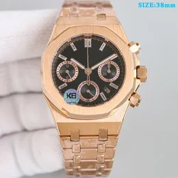 Chronograph Watch Męskie automatyczne 7750 Ruch mechaniczny Projektant Watches 38 mm Sapphire Business WristWatches Montre de Luxe