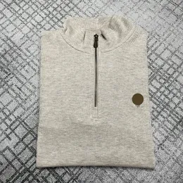 Ponny hoodie designer män hoodie polos laurens hoodie song hylsa halv blixtlås stickad häst män kvinna tröjor broderi mode topp kvinnors pullover opu8