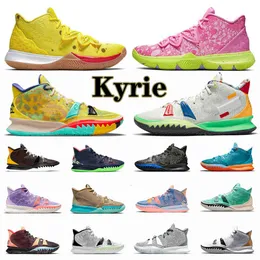 Kyrie 7 Basketbol Ayakkabıları Bir Dünya İnsanlar Chip Copa Grind 5 4 4S Mens Kyries 7s Irving 5s İşlemeli Splatters Tüm Yıldız Patrick Oreo Trainers Spor Sezunları