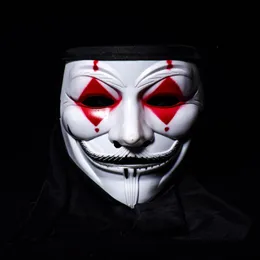 Maski imprezowe Topeng Halloween Horor przeciwko Topeng Badut Hantu Tengkorak Untuk Dewasa Pria Hip Hop Panggung Vendetta 230907