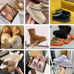 designer soffici pantofola in australia piattaforma ugglies pantofole graffi di lana scarpe di pelle di pecora pelliccia vera pelle classico marchio casual delle donne al di fuori stivali cursore