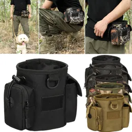 Dog Collars Leashes Portable Dog Treat Bag Outdoor Dog Treat Pouch For Training Feeding Bag Large Capacity Pet Trainer Waist Bag Dog Supplies 230908