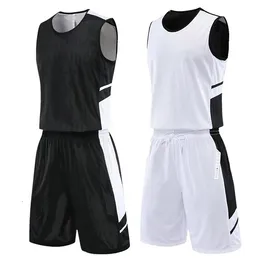 Other Sporting Goods Doublesided Basketball Jerseys Suit Men Women Training Set Quick Dry Sleeveless Uniform Sports Clothes Custom 230908