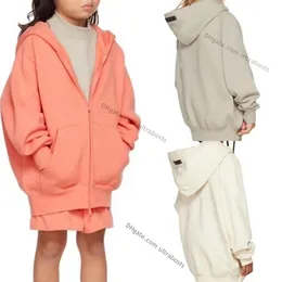 Ess Abbigliamento per bambini Ragazzi Maglione con cappuccio Giacca Felpe con cappuccio Ragazze Felpa in peluche Lettera Designer Bambini Top Cappotto allentato Bambini Abbigliamento esterno per bambini Felpa con cappuccio per bambini 52Xl #