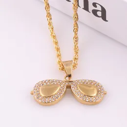 Pendant Necklaces Fashion Womens Gold Silver Color Eyeglass Chains Sunglasses Necklace Beaded Glasses Chain Eyewears Cord Holder Neck Strap