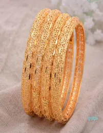 24K India etiope giallo oro massiccio riempito braccialetti adorabili per le donne ragazze gioielli festa braccialetti regali braccialetto Y11263626404