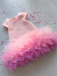 فساتين الفتاة Gaun Anak Perempuan Berpayet Tutu Patchwork Tanpa Lengan Rok Terusan Pesta Pernikahan Anak Anak Vestidos Bayi 230907