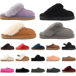 Ultra Mini Boots Platform Designer الخريف الشتاء النساء الكلاسيكيات Tazz Slippers Slippers Inddoor فاخر الحفاظ على النعال التاسمان دافئة استبعاد أحذية الثلج حجم الحذاء 35-43