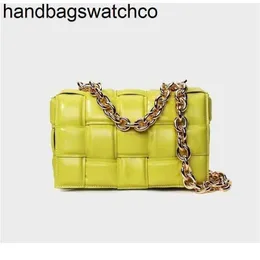 Luxury Bag Cassettes BottegassVenetas Woven Crossbody Genuine Leather 5a Quality Handbags chain bag fashion forqq