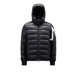 팔 배지 m ​​레터 mens 다운 재킷 겨울 후드 복어 재킷 패션 디자이너 따뜻한 코트 크기 1-5