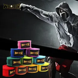 Equipamento de proteção 1Pair 3 M 5M Poly Cotton Boxing Handwraps Elastic Bandage Luvas Suporte de pulso para Kickboxing Muay Thai MMA Hand Wraps 230907