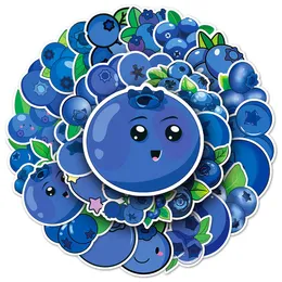 50 pcs cartoon blueberry fruit creative sticker PVC car skateboard waterproof fashion decoration