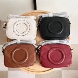 Bolsa de câmera de cor sólida de alta qualidade Designers de luxo Soho Disco Bolsas de ombro Zip Faster Carteira Mens Mulheres Couro Cross Body Bags Bolsa Bolsas Atacado