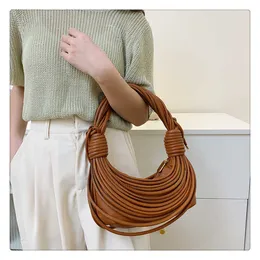 Designer Luxury New Handbags Botteg Vene Personalized Creative 2023 Summer New Fashion Thread Bundle Woven Knot Handbags Luxury's Shoulder Crossbody Handbag X41WQ