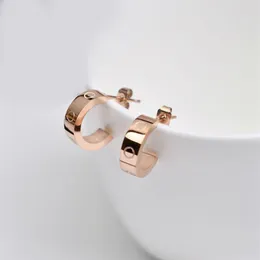 Projektowanie kolczyków na męskie złote srebrne kolczyki diamentowe dla dziewcząt Jewlery Women Ohringe Fashion popularna luksusowa miłość 267i