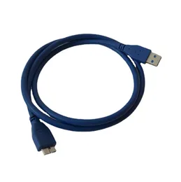 USB 3.0 اكتب ذكر إلى USB Micro B الذكور نقل البيانات تمديد كابل 1M الأزرق لجهاز الكمبيوتر اللوحي
