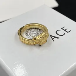Pierścień Pierścień luksusowe pierścienie dla kobiet męskie pierścionki Regulowane modne pierścienie złota