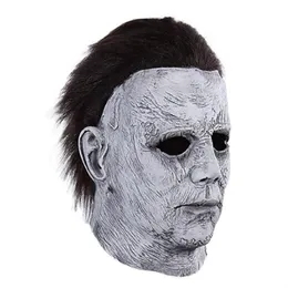 Halloween Michael Myers Killer Mask Cosplay Horror Bloody Latex Masks Hjälm Carnival Masquerade Party Costume Props GC2288