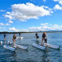 Wytrzymałe pvc Pontoon Waterbike nadmuchiwane wodne rower