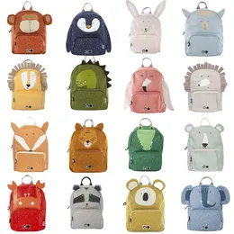 Backpacks Tas punggung motif hewan lucu untuk balita tas bahu imut sekolah TK bayi anak laki laki dan perempuan 230907