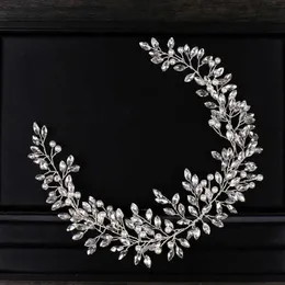 Tiaras ailibride pearl crystal pannband bröllop hår vinrankan tiara pannband brud huvudstycke brud hår smycken bröllop hår accessor2171