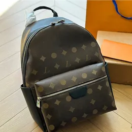 Designers Discovery ryggsäck Tryckt läder resväska kvinnor justerbar rem daglig pendling paket plånbok m46684 m46680 m22519