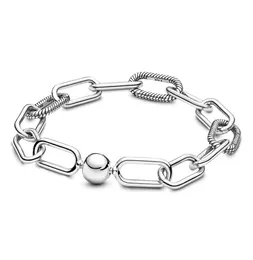 Memnon Jewelry 2019 New Silver 925 Sterling Me Link Bracelets for Small Hole Charms Beads for Women Original DIY Jewelry6203227