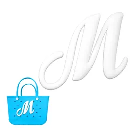 Athletic Outdoor Decorative Alphabet LetteringK Accessories Compatible with Bogg Bags Charm Inserts For Bag Anpassa din Tote Lett Otb9x