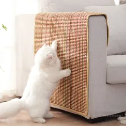 Diğer Kedi Malzemeleri Scratch sisal ped renkli çizgiler kedi pençeleri için sarar.