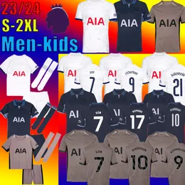 23 24 Soccer Jerseys KANE SON KULUSEVSKI RICHARLISON PERISIC PEDRO PORRO 2023 2024 DANJUMA ROMERO Football Kit Shirt SPURS Top S-2xl
