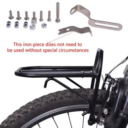 Componentes do guidão da bicicleta rack dianteiro da bicicleta liga de alumínio bagagem prateleiras suporte ciclismo cremalheiras esporte ao ar livre 230907