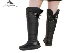 Sgesvier Women Boots أحذية الأوتاد Sonw Boots Platfor