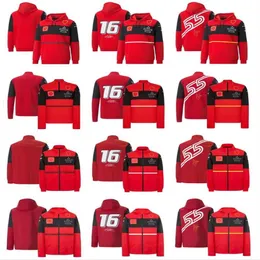 Herr- och kvinnors 2022 F1 Team T-shirt Polo Suit Four Seasons Formula One Red Racing Suit Officiell Samma anpassning2488