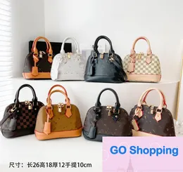 Lyxvarumärke Presbyopic Shell Women's Bag Nytt läder mångsidiga handväskor axelväskor