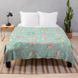 Cobertores Shibakura Matchinu em Mint Kawaii Cama Cobertor Personalizado Mais Suave