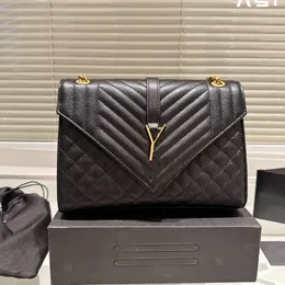 Luxurys Loulou Designers Bags 27cmファッションバッグCASSANDRE MATELASSE WOMENS SLABLES BAG CROSS BODY LEATHE Crossbody Handbag