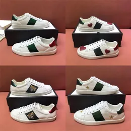 Designer Sneakers Men Sneaker Leather Casual Shoes Chaussures Embroidery Stripes Stylist Shoe Walking Sports Trainers Women Trainer With Box