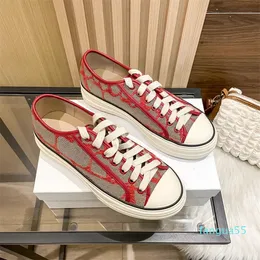 2023-Designer Women Casual Shoes Totaloop Low Cut Printed Luxury Canvas Shoes Sneakers