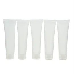 Whole Travel Empty Clear Tube Cosmetic Cream Lotion Containers Refillable Bottles 20ml 30ml 50ml 100ml 5pcs lot273R