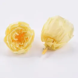 Dekoratif çiçekler gerçek doğal ebedi iki ton korunmuş Austin Rose Head 3-4cm kutuda Sevgililer Günü Evlilik Yıldönümü Hediyesi