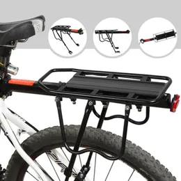 Componentes do guiador da bicicleta de alumínio bagagem carga rack traseiro 50kg ciclismo selim saco titular suporte para 2029 polegada 230907