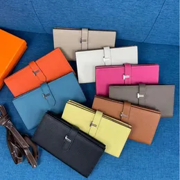 7A High Quality Fashion women clutch wallet togo cowhide leather wallet single zipper wallets lady ladies long classical purse wit263d